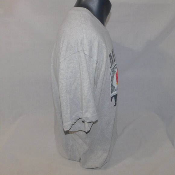 AC DC Monkey Talks Mens XL Short Sleeve Gray Graphic T Shirt - Picture 5 of 6